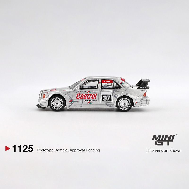 MINI GT 1:64 Mercedes-Benz 190E 2.5-16 Evolution II #37 Alloy Die-Cast Car Model Collectible Gift