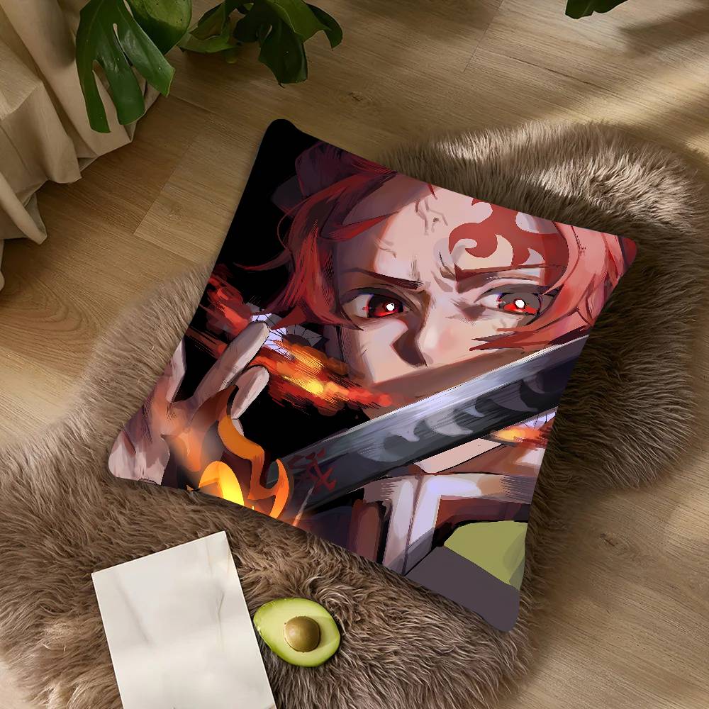New Movie Popular D-DEMONS Cool S-LAYER Anime Pillow Case Toon Gift Cushion Cover Bedroom Home Sofa Chair Seat Decor Pillow Case