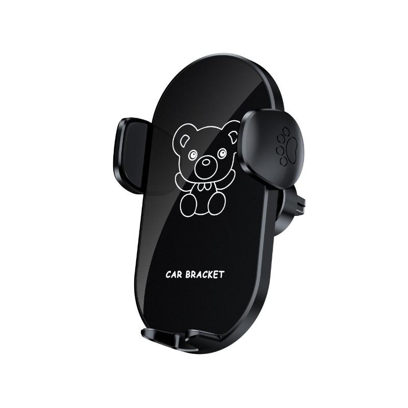 Car Phone Holder New Car Navigation Support Little Bear Cartoon Car Vent Mobile Phone Holder