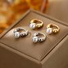 Trend Korean Kpop  Color Simple Cute Pearl Ear Clasp Hoop Earrings For Women Tiny Earring Wedding Party Jewelry Gifts
