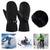 Ski Mittens Waterproof Snow Gloves Thermal for Men Women Windproof Lining Adjustable Wrist Strap Snowboarding Winter Gear