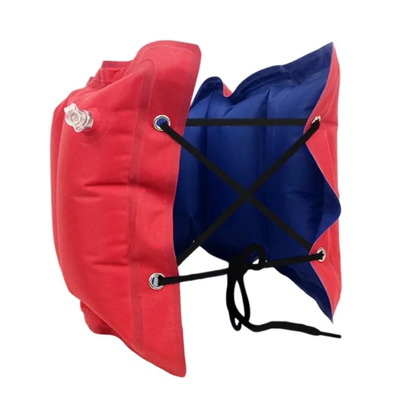 Thickened Inflatable Swim Belt Swimming Training Aids Waist Belt Pool Flotation Belt Protable Adjustable Floatings Belt