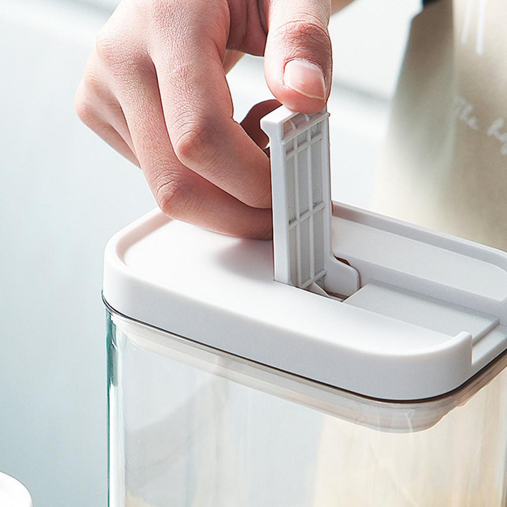 800ml Airtight Food Storage Container Stackable Kitchen Pantry Organization Canister with Leak Proof Lid