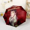 Elvis Personalized Name Umbrella Automatic Umbrella Compact 8-Rib Lightweight Lightweight Travel Essential Fashionable Gift for Festivals