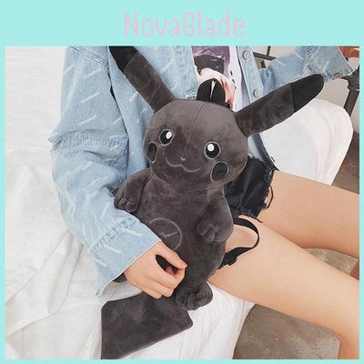 Cute Cartoon Pikachu Plush Backpack For Students