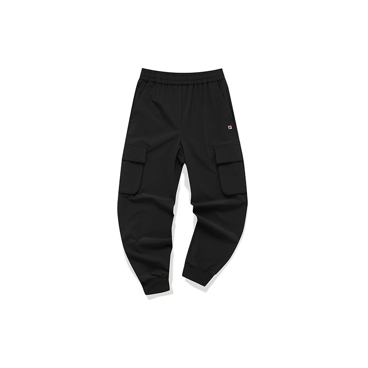 FILA Sports Casual Woven Tapered Pants Women pants Black F11W148801F-BK S