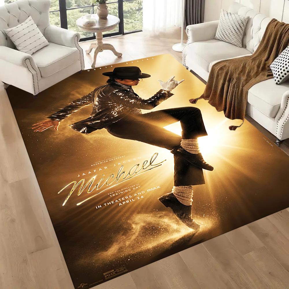 Michael Jackson 45 Floor Mat Perfect for Entryway Hallway Bedrooms Study room Anti-slip Rug Anime Office Decor