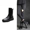 New Women's Shoes Retro Mid-calf Boots Slimming Casual Boots Flat Boots