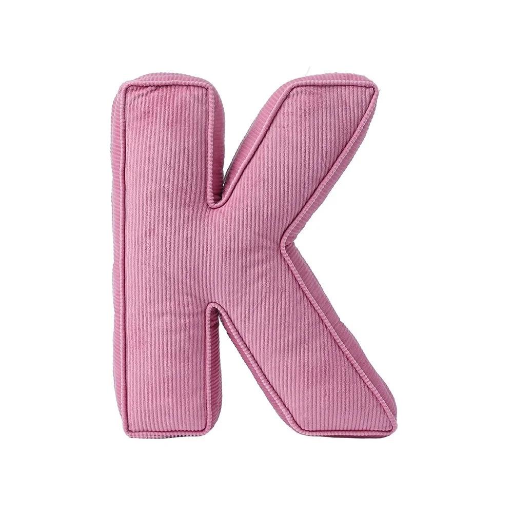 Alphabet 26 Lamb Fleece Letter Plush Toy Pillow Soft Nap Soothing Cushion For Toddlers Babies Nursery Photo Prop Birthday Gift