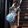OSOCE Zaino alla Moda da Uomo per Chitarra LP a Spalla, Messenger e Petto, Borsa Sportiva