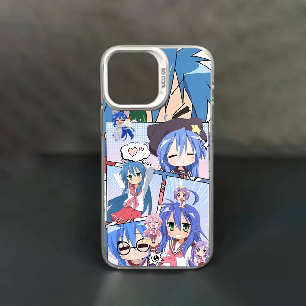 Konata Izumi L-Lucky S-Star Handyhülle für iPhone 17 11 12 Pro Max Plus Mini Air SE 16e 14 15 16 13 Soft Shell