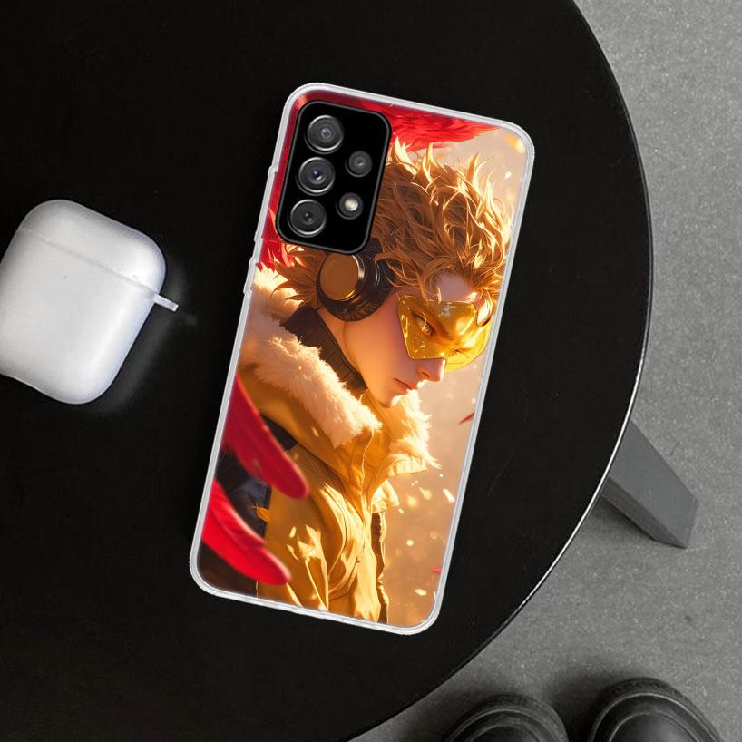 Hawks MHA My Hero A-Academy Phone Case Cover for Samsung Galaxy A12 A22 A32 A52 A72 A02S A51 A50S A31 A20S A10S Note 20 Ultra 10