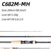 Portable Long-casting Lure Rod Super Fast Action Fishing Rod CORK HANDLE 4 AXIS TORAY CROSS CARBON SPINNING CASTING SEA BOAT BASS CRAPPIE FISHING ROD