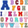 7Cm White Background Red Character Embroidery Cloth Sticker English Letters Towel Embroidery Patch Sticker Computer Embroidery Chapter Boy Heat Transf