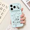 iPhone 17/17 Pro Line Art House Anti-Drop Protective Case for Apple 16/15/14