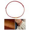 Artistic Handmade Bracelet with Red Cord and Beads Trendy Wrist Jewelry Traditional Bracelet Suitable for All Ages