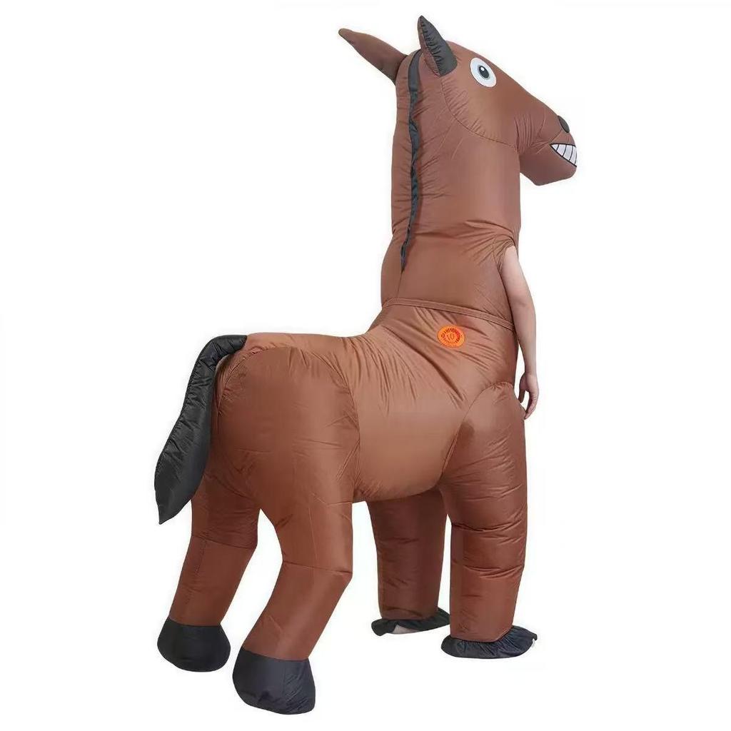 Costume gonfiabile da cavallo per Halloween per divertimento all'aperto