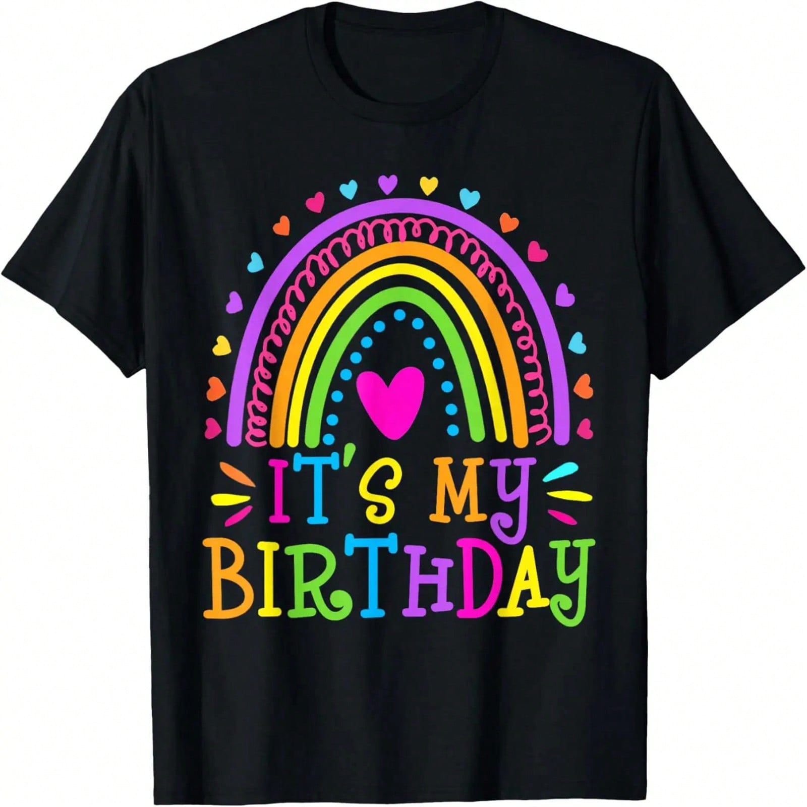 It s My Birthday Shirt For Women, Teens, S Gift Rainbow T-Shirt S разноцветный