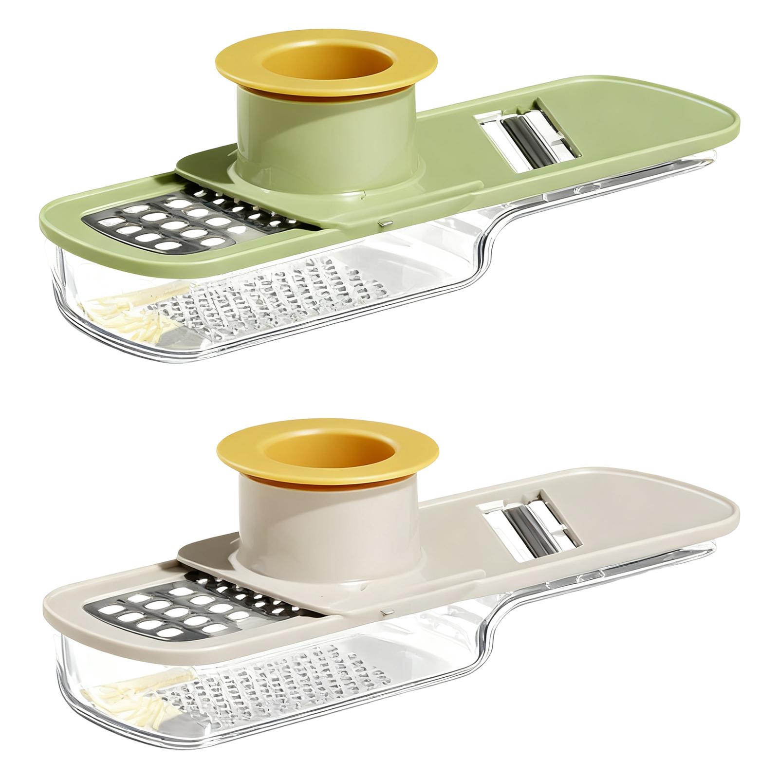 3In1 Portable Garlic Grater Multi Purpose Manual Crushing Spices Tool Ginger Mashing Tool for Dining Room Baking Crusher