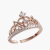 Monograph Christine Open Ring Mgfr0361 14K Gold Plated (Rose Gold)