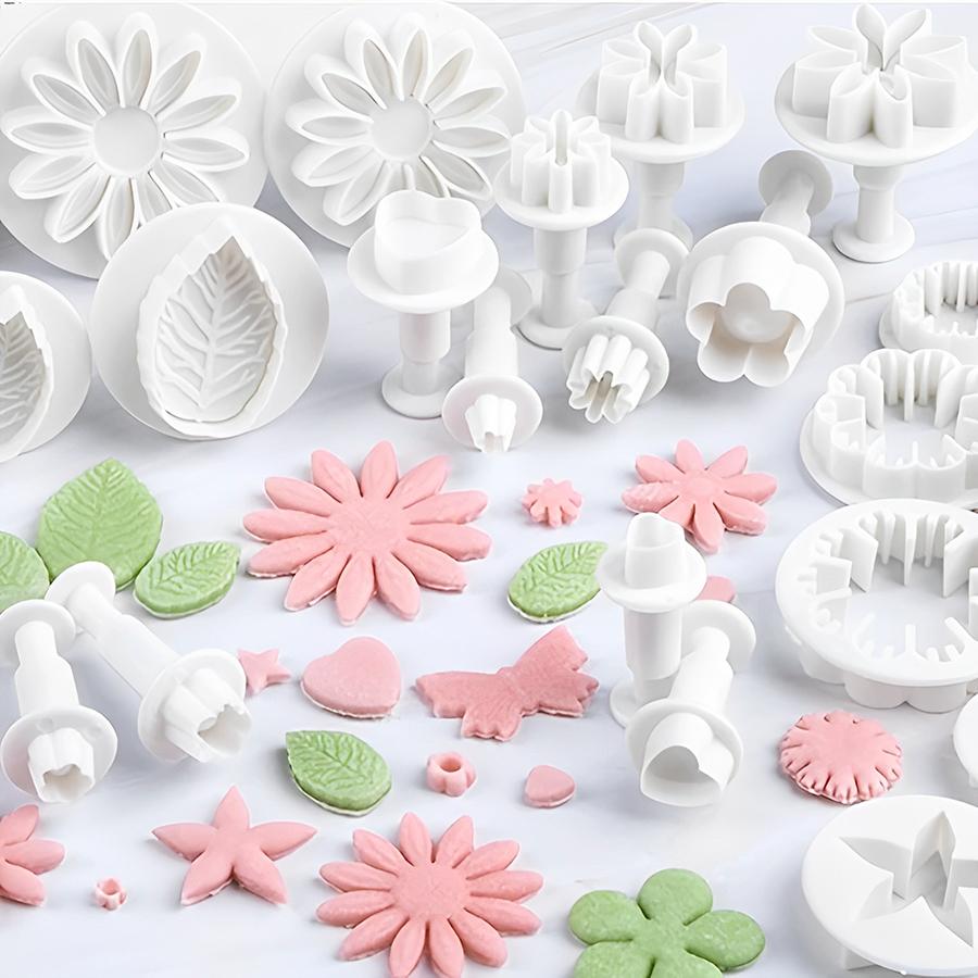 10pcs Biscuit Spring Printing Press Mold Flower Geometric Patterns Classic Biscuit Decoration Tools Kitchen Baking Accessories