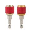 3pcs Hexagonal Shank Quick Adapter Hand Drill Quick Adapter Connector Release Self-locking Large Head Sleeve Quick Connector