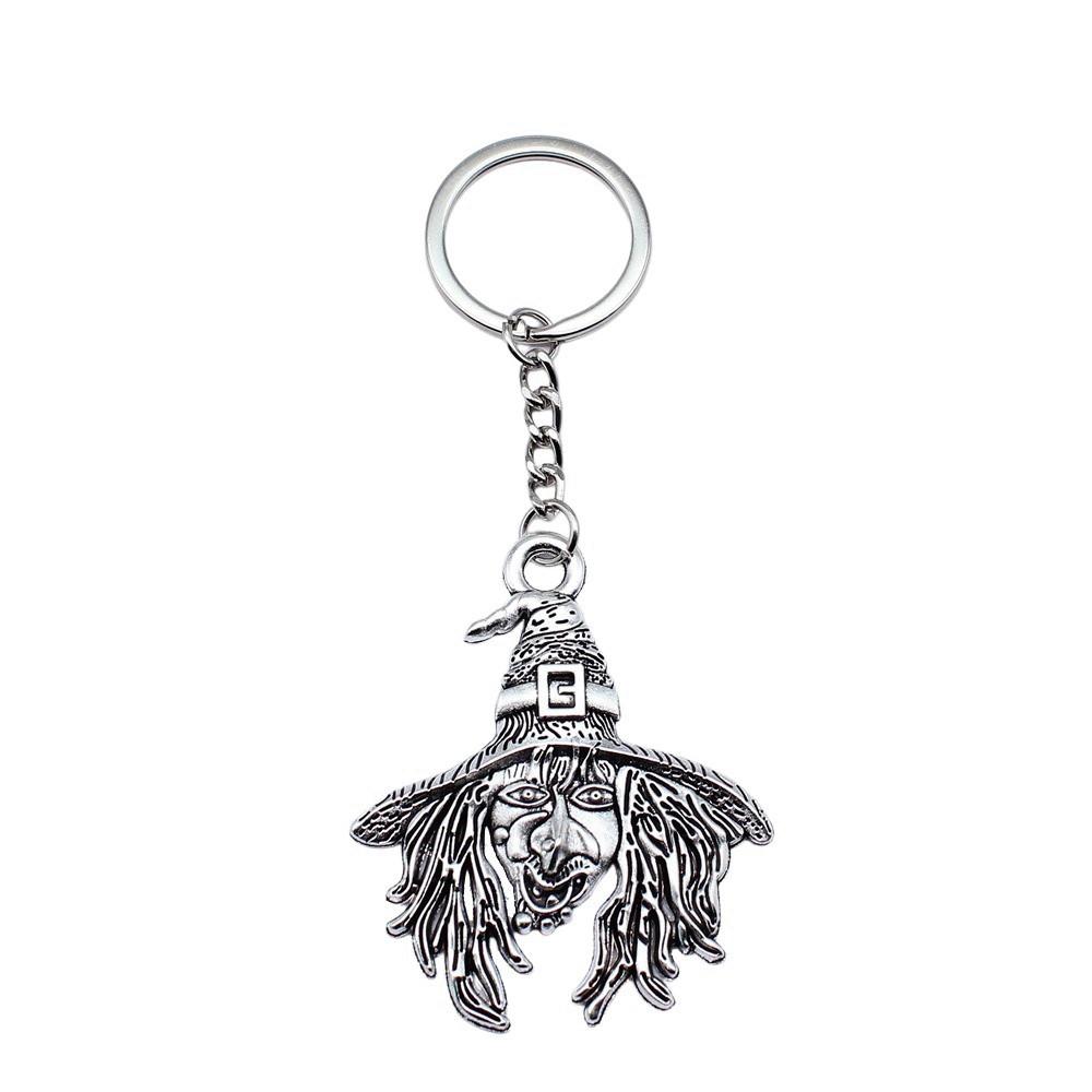 Merry Christmas Keychain Letter Charm Holiday Key Holder 28mm Ring