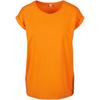 Build Your Brand Womens/Ladies Cotton Extended Shoulder T-Shirt