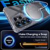 Airbag Antiknock Glitter Case For Samsung Galaxy S26 Plus S25 S24 Ultra for Magsafe Magnet Wireless Charging Matte Cover