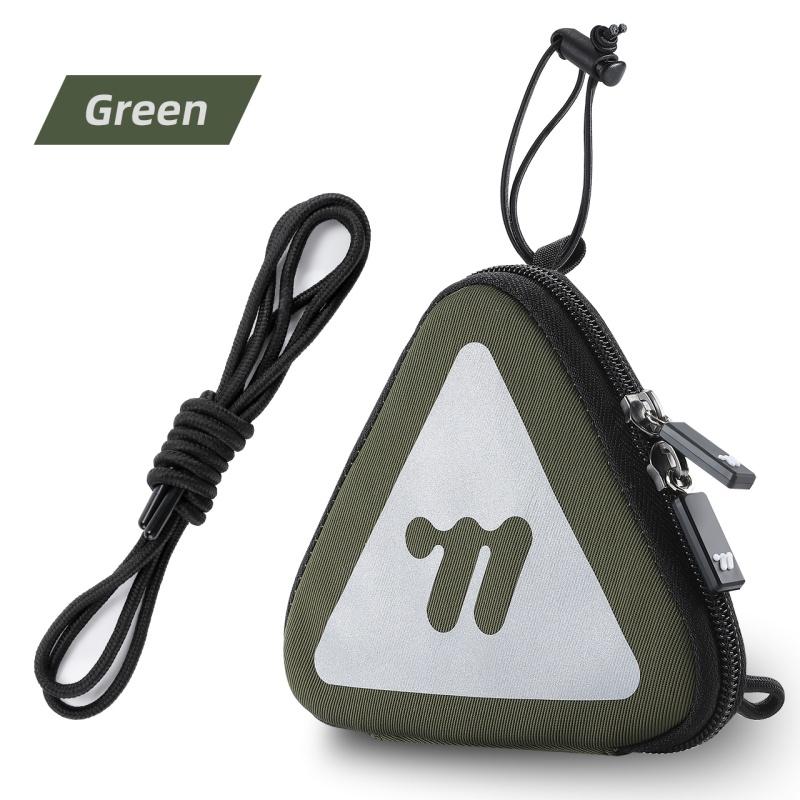 WEST BIKING Mini Bicycle Saddle Bag Portable Multi function Cycling Bag Bike Accessories Ultralight Reflective Bike Bag зелёный