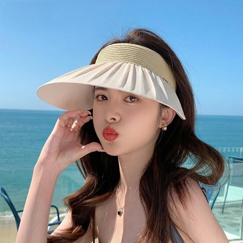 Outdoor Sun Hat For Women With Wide Brim Uv Protection Lightweight Summer Fashion Headwear
