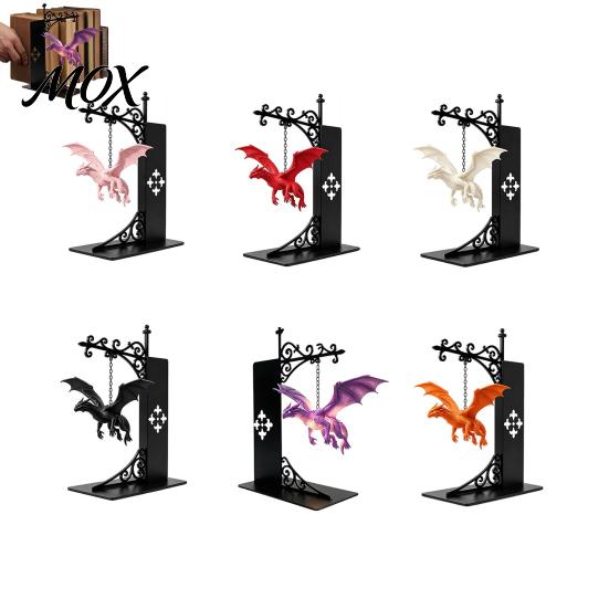 Drachen Buchstützen für Regale Fliegendes Bücherregal Licht, Dekorative Buchstütze Licht & Schreibtisch, Kreative Schreibtischaccessoires Skulptur Buchhalter, Schwer