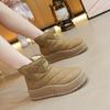 Winter new velvet snow boots ins student height-increasing sports board shoes casual cotton shoes