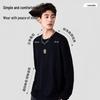 Baleno Men's Long-Sleeve Pure Cotton Casual Crewneck T-Shirt
