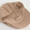 Lacoste Rib Knit Hunting Cap for Men and Size F Women, Beige, (L1284, Beige)