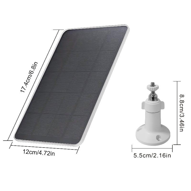10W 5V Solar Panel Micro Type-C Outdoor Solar Cells Charger Solar Panels for Security Camera Small Home Light System