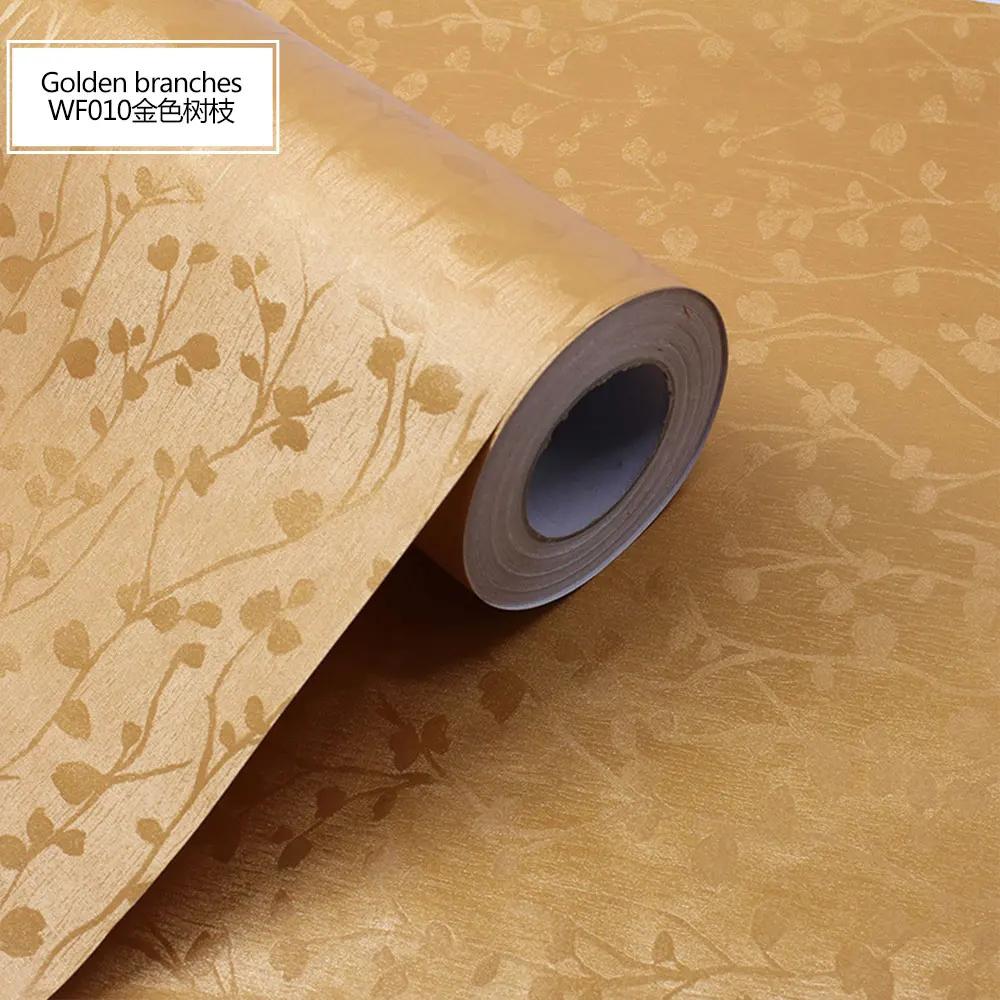 Vine Flower Pattern Self Adhesive Wallpaper Kitchen Waterproof Oil Resistant Decorative Wallpaper Self Adhesive