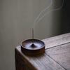 1pc Black Walnut Incense Base Solid Wood Home Incense Wooden Tea Ceremony Zen Incense Insertion