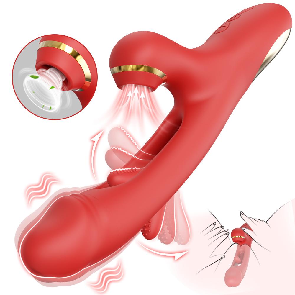 Tapping Flapping G Spot Vibrator Dildo For Women Clitoris Clit Stimulator Sex Toys Sucking Vibrators For Adult Toys Sextoys