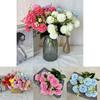Faux Fiveprong Prosperity Flower Basket For Home Decor And Wedding Displays