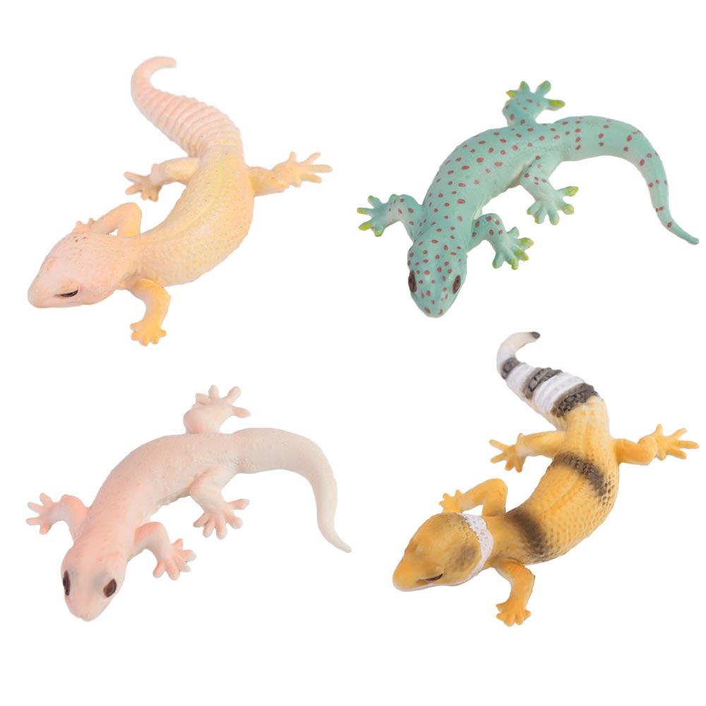 Gecko Prank Props Figure Animal Toys Animal Figurines Lizards Action Model  Party Gift