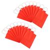 25 Pcs Red Kraft Paper Bag Christmas Bags Gift Festival Chic Package Storage Pouches Holders Candy Packing