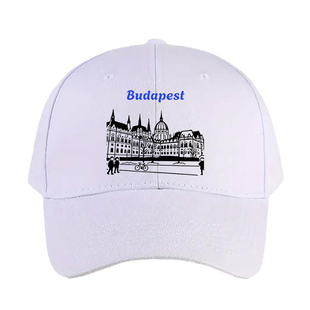 Budapest Parliament Baseball Cap Woman Men Summer Casual Sun Hat Adult Adjustable with Curved Brim Hiking Fishing Hat