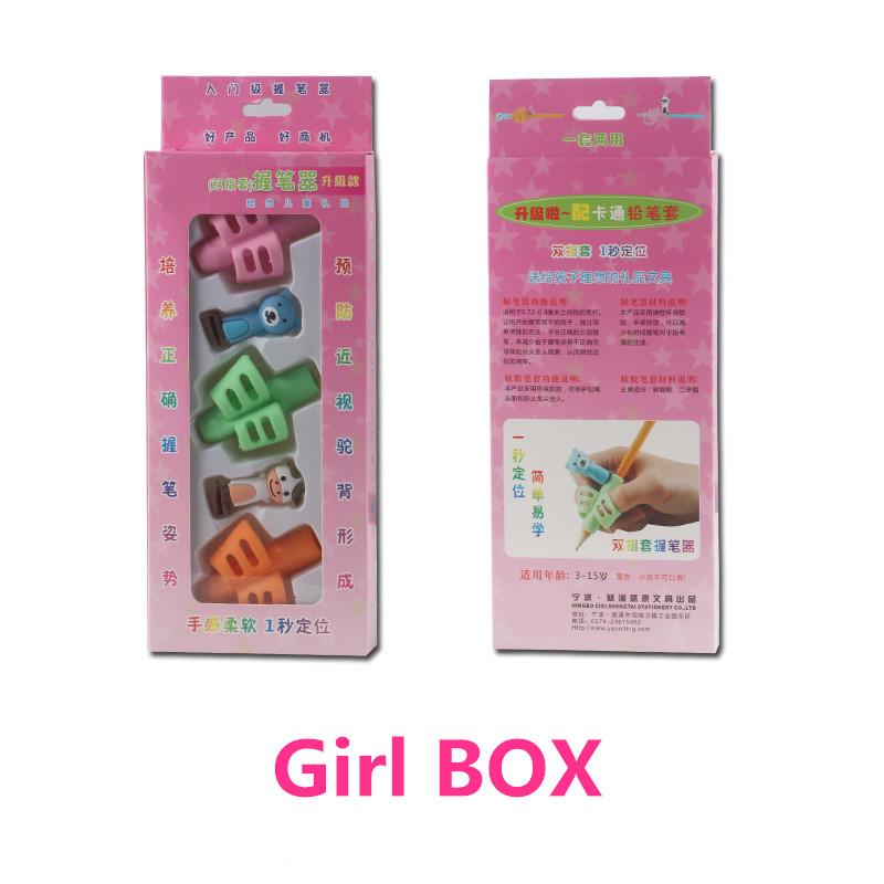 1/3 buc. Suport pentru creion pentru copii, pentru copii, pentru practica de învățare, stilou din silicon, dispozitiv de corectare a posturii pentru studenți.