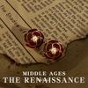 Burgundy Enamel Drop Glaze Earrings Collection Retro French Stud Earrings Hong Kong Style Earrings