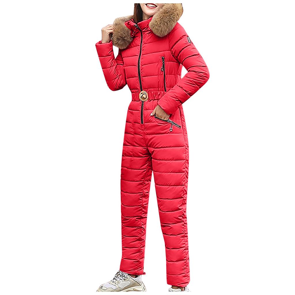 Women Winter Warm  Hooded Thick Warm Slim Jacket Long Overcoat Coat