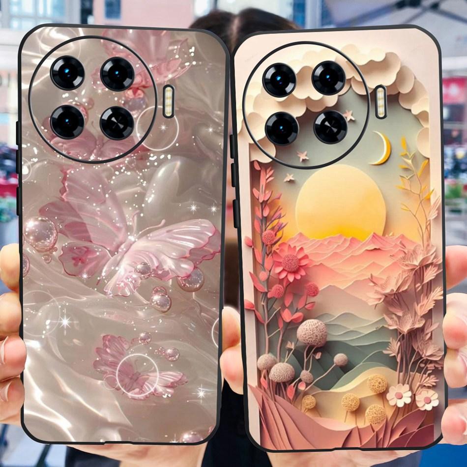 Lovely Printing Case For Tecno Spark 20 Pro+ 5G Soft Silicone Back Cover For Tecno Spark 20 Pro Plus KJ7 Black Color Phone Cases
