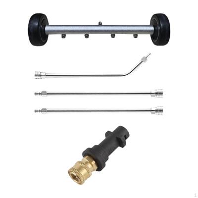 Pressure Washer 4000 PSI 4 Hole Nozzle with 3 Extension Rods Underbody Car Wash Water Broom