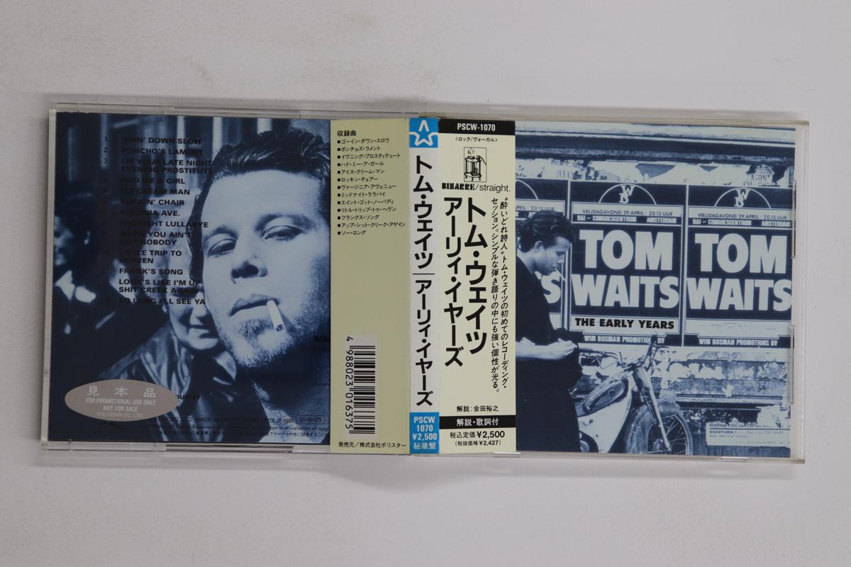 

CD ТОМ ВЕЙТС - Ранні роки PSCW1070PROMO BIZARRE STRAIGH 1991 Японія Обі Рок Б/в