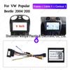 VOLKSWAGEN Beetle Radio Modification Fascia Frame for Android Navigation